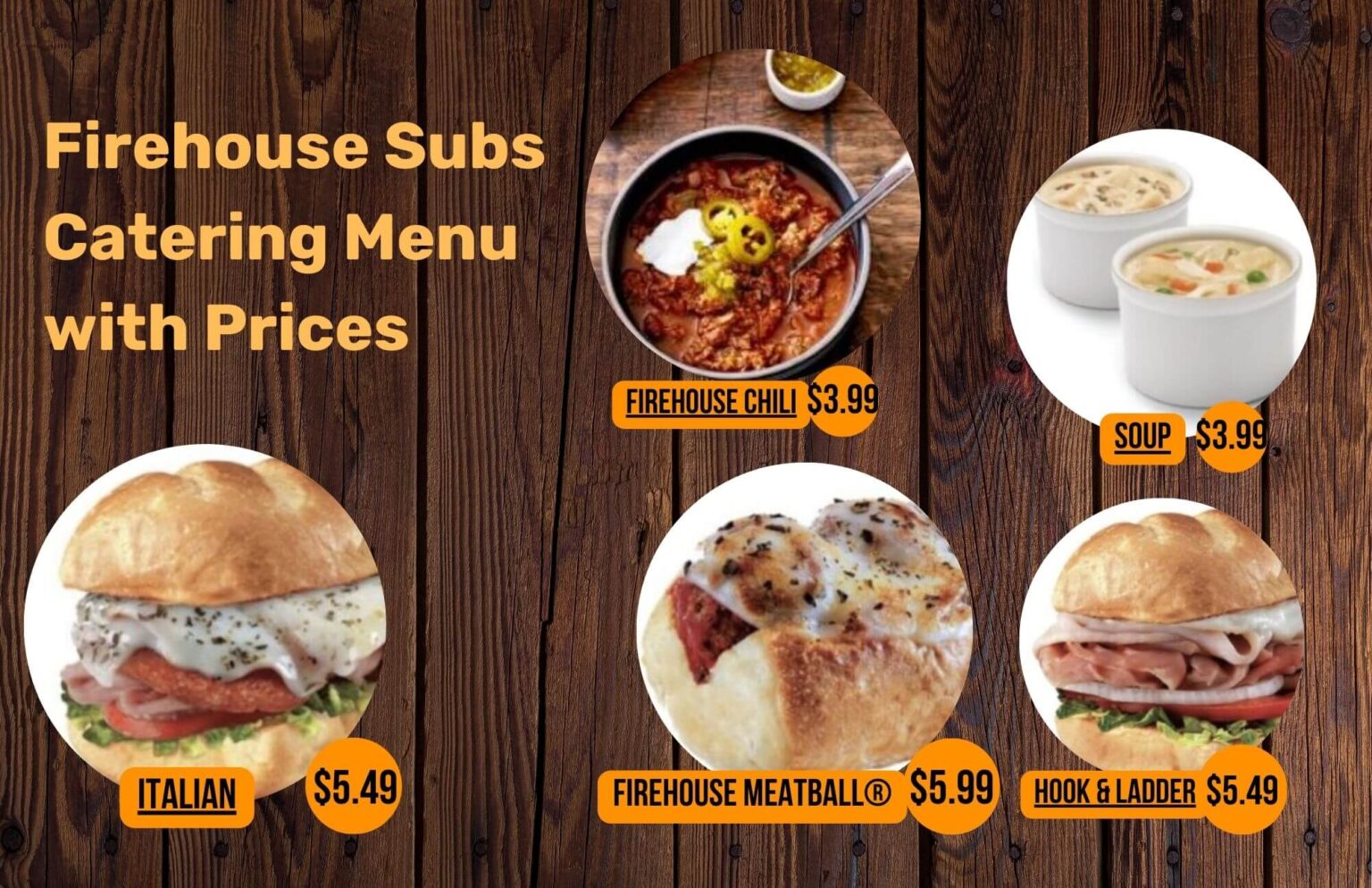 Firehouse Subs Catering Menu with Prices [ Updated May 2024 ]