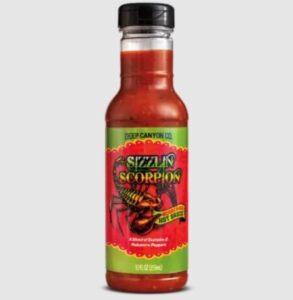 Firehouse Subs Deep Canyon Co. Sizzlin’ Scorpion Scorching Hot Sauce